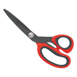 DOHE Tijeras Antiadhesiva Asimétrica Rojo y Gris 20,5 cm