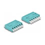 DeLOCK Acoplador de Fibra Óptica HD LC Hexaplex hembra a LC Hexaplex hembra aqua