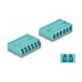 DeLOCK Acoplador de Fibra Óptica HD LC Hexaplex hembra a LC Hexaplex hembra aqua