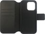 eSTUFF Funda billetera INFINITE MILAN para iPhone 16 Pro - Negro - Compatible MagSafe - 87% materiales reciclados (PC, TPU y piel de manzana) - 3 bolsillos tarjetas
