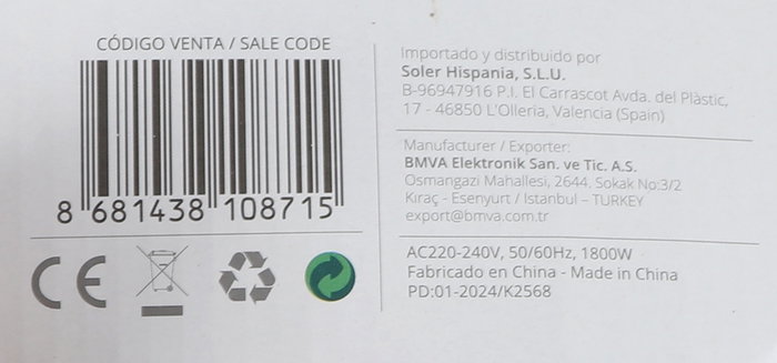 Kiwi Hervidor De Agua De Acero Inoxidable 1.7L - 1800W (4 Unidades)