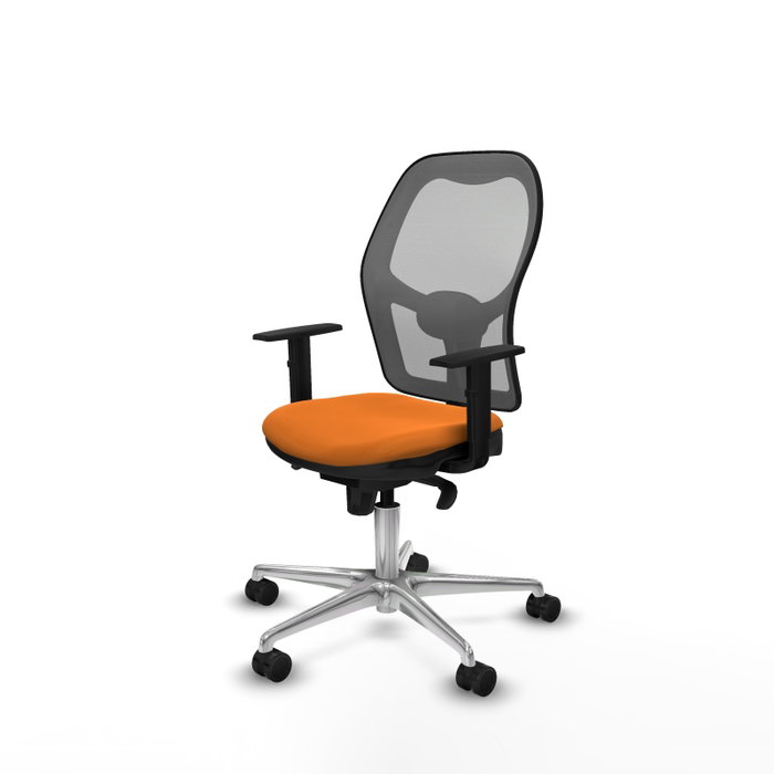 PIQUERAS Y CRESPO Silla de oficina Jorquera, mecanismo Sincro, naranja y gris PIQUERAS Y CRESPO Silla de oficina Jorquera, mecanismo Sincro, naranja y gris