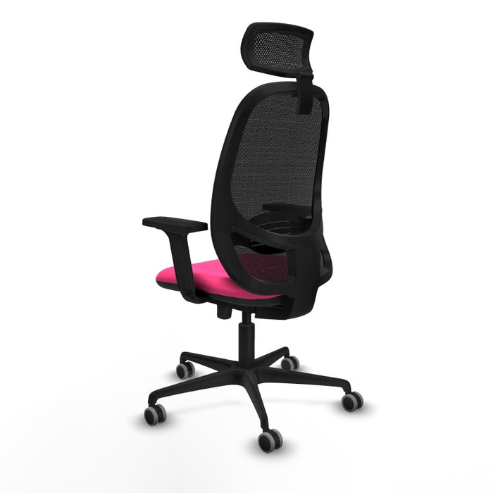 PIQUERAS Y CRESPO Silla de oficina Cilanco con mecanismo Sincro/Traslack Rosa y Negro PIQUERAS Y CRESPO Silla de oficina Cilanco con mecanismo Sincro/Traslack Rosa y Negro