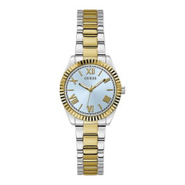 Guess GW0687L4 con correa dorada y esfera azul