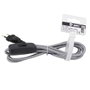 GSC Evolution Cable textil 1.5M (2x0.75mm) clavija+int Plateado