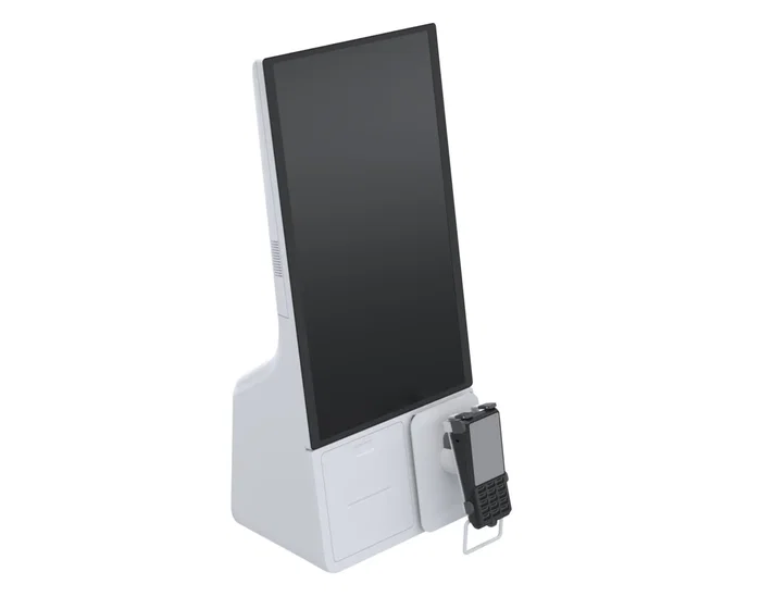 Ergonomic Solutions SpacePole Kiosk SKS001-32 Base POS Blanco Metal