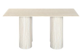 DKD Home Decor Mesa Comedor Moderno Granito y MDF 220 x 100 x 75 cm