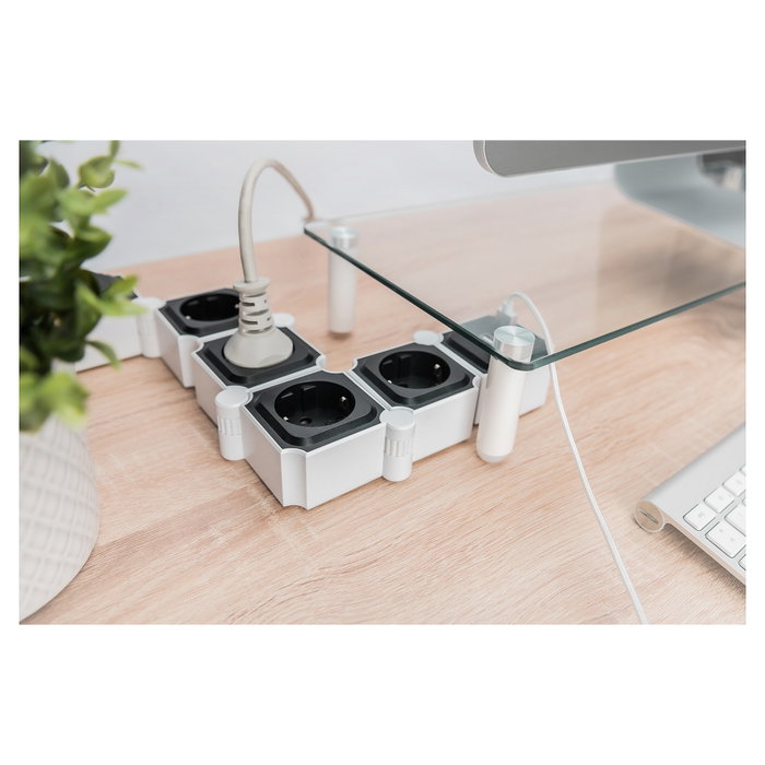 Digitus Regleta Flexible 4x Enchufes + 2USB, Interruptor, 1,6m Digitus Regleta Flexible 4x Enchufes + 2USB, Interruptor, 1,6m