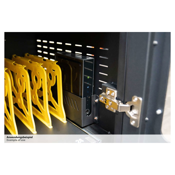 GoodConnections ANTARES PRO N12C Cargador Notebook hasta 15.6" USB-C 65W PD3.0 Desinfección UV-C Negro