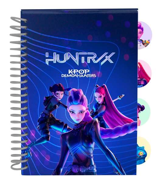 Safta Bloc de notas A5 K-Pop Demon Hunters - Stationery 14,8x21 cm