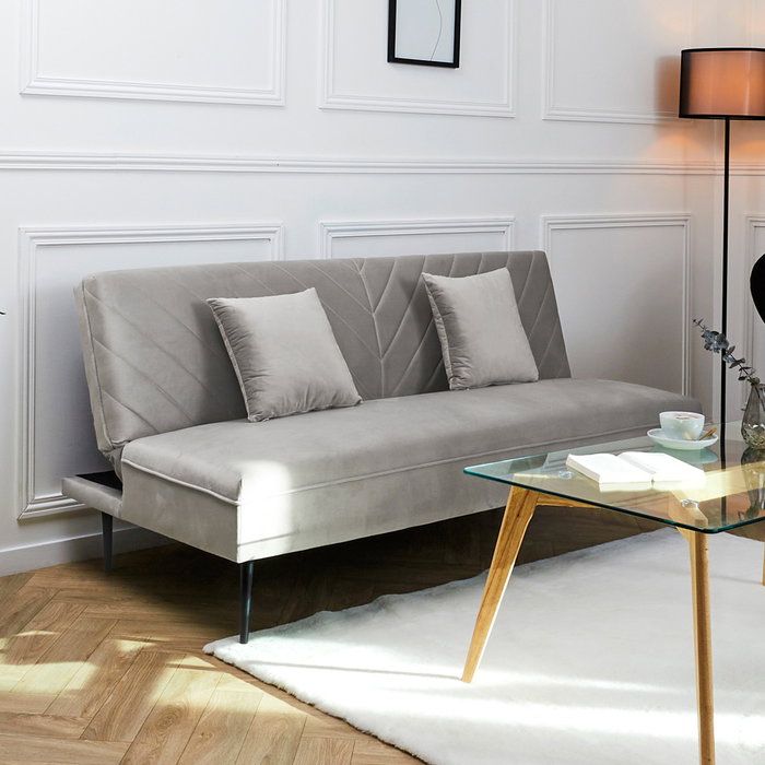 Home Deco Factory Sofá-Cama Diane Gris Home Deco Factory Sofá-Cama Diane Gris