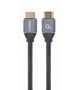 GEMBIRD Cable HDMI Premium 4K Ultra HD Trenzado, 3 Metros, con Ethernet, Compatible con 8K/60Hz, HDR, 48 Gbps, Alta Velocidad, Certificado