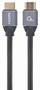 GEMBIRD Cable HDMI Premium 3m 4K UHD + Ethernet Trenzado Gris
