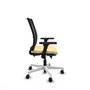 PIQUERAS Y CRESPO Silla de oficina Haches con mecanismo Sincro/Traslack Crema y Negro