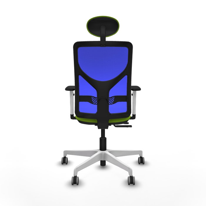 PIQUERAS Y CRESPO Silla de oficina Motilla con mecanismo Sincro/Traslack, Pistacho y Azul PIQUERAS Y CRESPO Silla de oficina Motilla con mecanismo Sincro/Traslack, Pistacho y Azul
