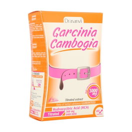 Drasanvi Garcinia Cambogia 60 cápsulas - Complemento alimenticio con extracto estandarizado de ácido hidroxicítrico