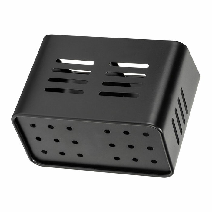 Wenko Cesta para cubiertos Baco negro mate