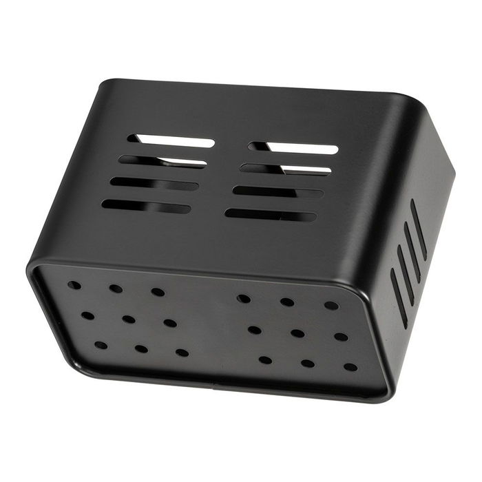 Wenko Cesta para cubiertos Baco Negro mate