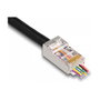 DeLOCK Juego de 50 Conectores Modulares RJ45 Cat.6 con Apertura Frontal y Protectores
