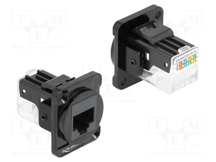 DeLOCK Módulo Tipo D RJ45 Cat.6A hembra a LSA hembra DeLOCK Módulo Tipo D RJ45 Cat.6A hembra a LSA hembra