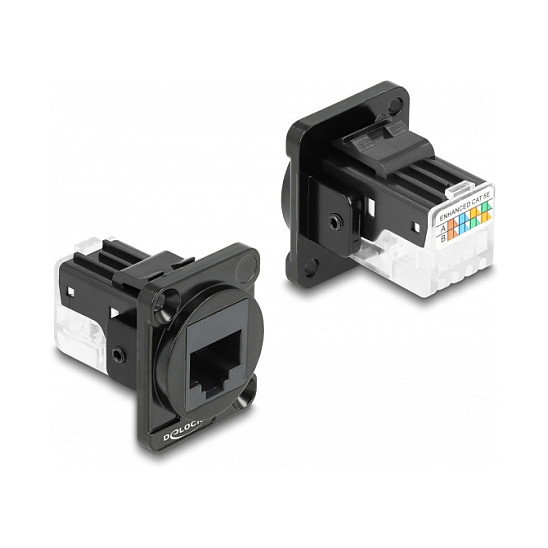 DeLOCK Módulo Tipo D RJ45 Cat.6A hembra a LSA hembra DeLOCK Módulo Tipo D RJ45 Cat.6A hembra a LSA hembra