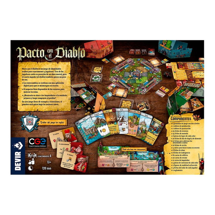 Devir Pacto Con El Diablo Juego de Mesa Castellano