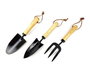DKD Home Decor Set de 3 Utensilios de Acero Marrón
