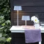 Brilliant PICCO Lámpara de Mesa para Exterior LED Solar Metal y Plástico Gris Esmerilado 5 W