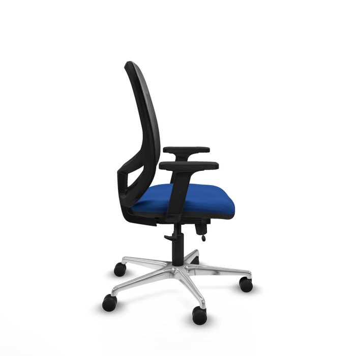 PIQUERAS Y CRESPO Silla de oficina Cilanco con mecanismo Sincro/Traslack Azul y Negro