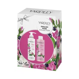 Yardley Set English Rose con Leche Hidratante y Gel de Baño de 250 ml