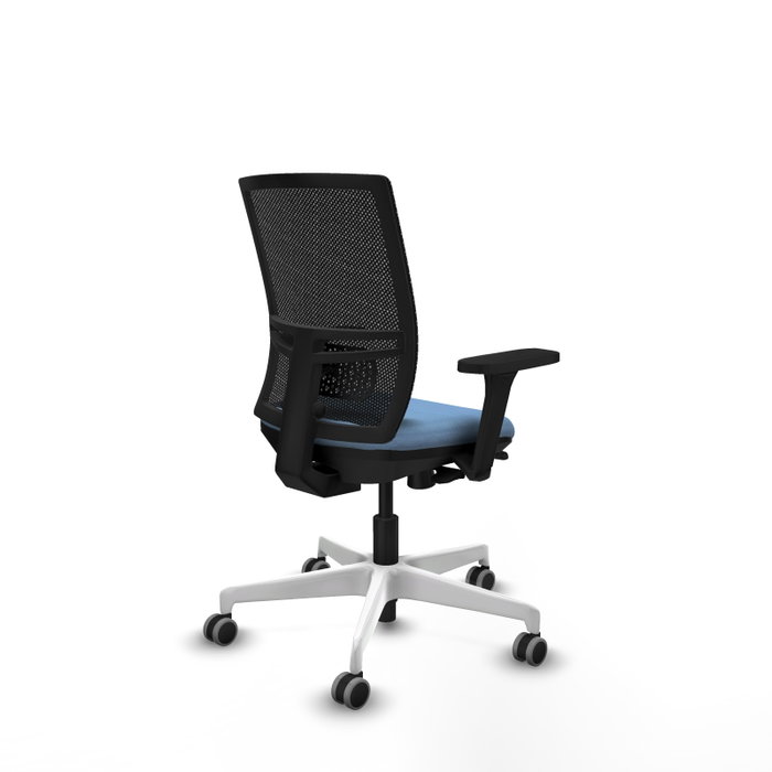 PIQUERAS Y CRESPO Silla de oficina Yunquera Azul cielo con mecanismo Sincro/Traslack