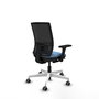 PIQUERAS Y CRESPO Silla de oficina Yunquera Azul cielo con mecanismo Sincro/Traslack