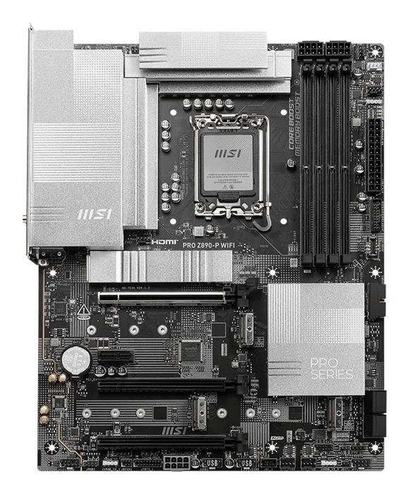 MSI PRO Z890-P WIFI ATX Intel Z890 LGA 1851 DDR5 Wi-Fi 7