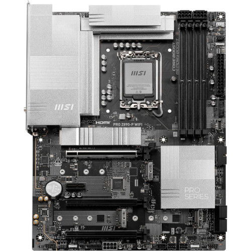 MSI Placa Base PRO Z890-P WiFi, Intel LGA 1851, Z890, 4 DDR5, Wi-Fi 7, ATX, Ref: 911-7E34-001 MSI Placa Base PRO Z890-P WiFi, Intel LGA 1851, Z890, 4 DDR5, Wi-Fi 7, ATX, Ref: 911-7E34-001