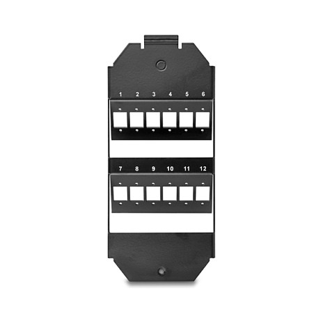 DeLOCK Soporte de montaje para 12 puertos SC Simplex / LC Duplex negro DeLOCK Soporte de montaje para 12 puertos SC Simplex / LC Duplex negro