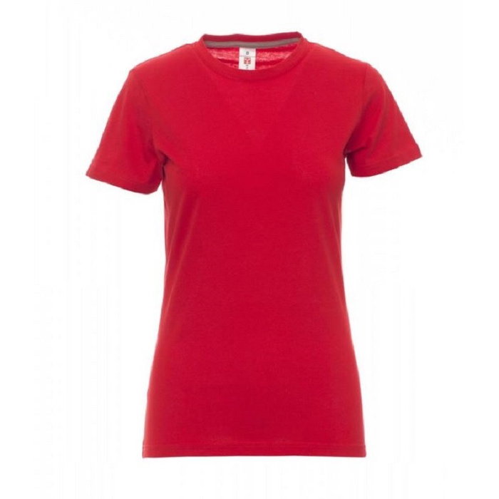 PAYPER Camiseta Mujer Manga Corta Algodón Rojo Talla XS PAYPER Camiseta Mujer Manga Corta Algodón Rojo Talla XS