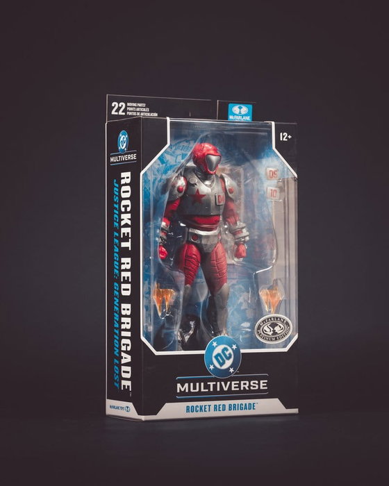 Justice League: Generation Lost DC Multiverse Figura Rocket Red Brigade (Platinum Edition) 18 cm