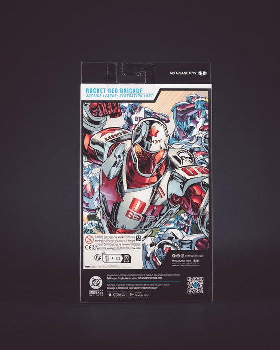 Justice League: Generation Lost DC Multiverse Figura Rocket Red Brigade (Platinum Edition) 18 cm