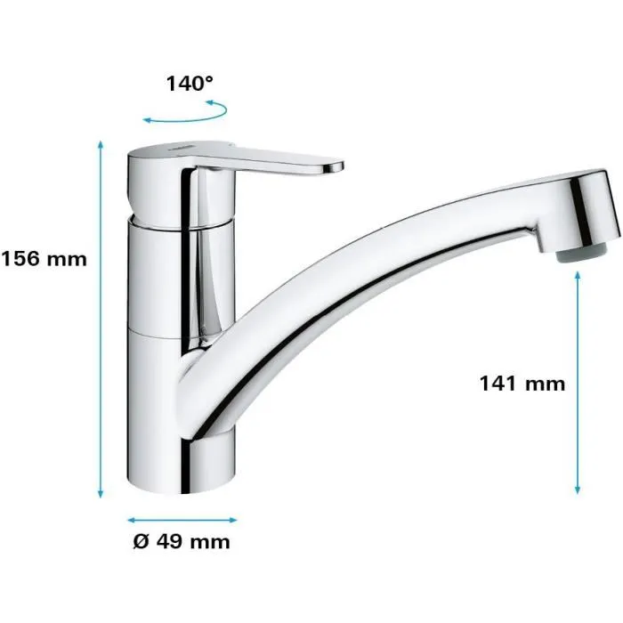 Grohe GRO4005176530616 Mejorador Monocomande de Hight Enficio Eco