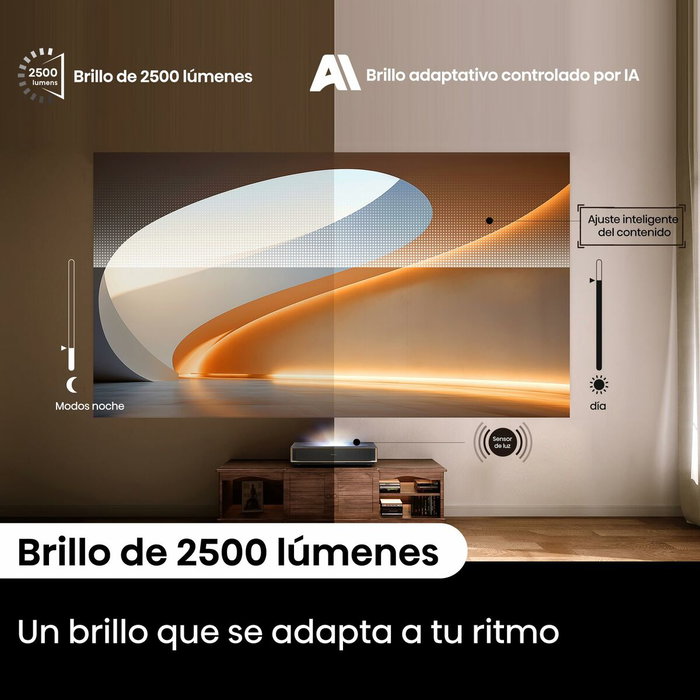 Hisense PT1 Proyector de alcance ultracorto UHD 4K Láser Negro Hisense PT1 Proyector de alcance ultracorto UHD 4K Láser Negro