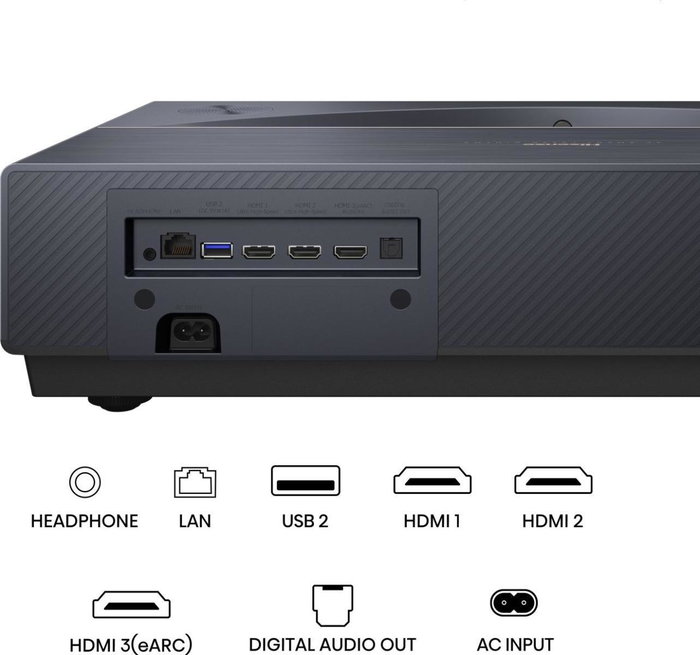 Hisense PT1 Proyector de alcance ultracorto UHD 4K Negro