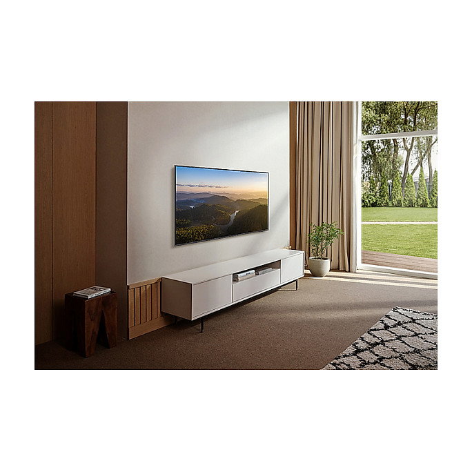 Samsung QE75Q70CATXZG Televisor QLED 75 Pulgadas 189 cm 4K Ultra HD 3840x2160 100Hz HDR10+ con HDMI USB WLAN Bluetooth Altavoces Titanio Gris