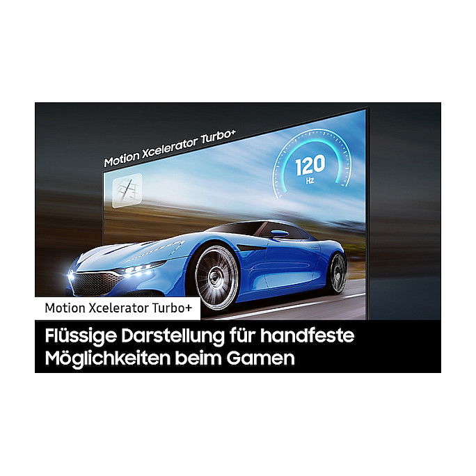 Samsung QE75Q70CATXZG Televisor QLED 75 Pulgadas 189 cm 4K Ultra HD 3840x2160 100Hz HDR10+ con HDMI USB WLAN Bluetooth Altavoces Titanio Gris