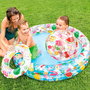Piscina Hinchable para Niños Intex Tropical Aros 150 l 122 x 25 cm (12 Unidades)