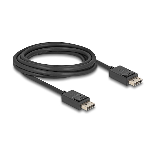DeLOCK Cable DisplayPort 16K 30 Hz / 8K 60 Hz 40 Gbps 3 m DeLOCK Cable DisplayPort 16K 30 Hz / 8K 60 Hz 40 Gbps 3 m