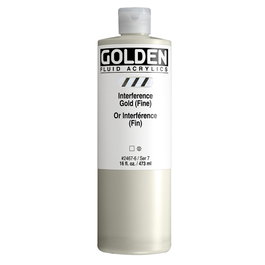 Golden Colores Acrílicos Oro Interferencia (Fino) 473 ml