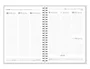 Liderpapel Agenda de oficina 2027 espiral classic semana vista A4 bilingüe malva