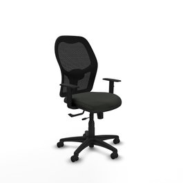 PIQUERAS Y CRESPO Silla de oficina Alocén traslack malla negra Bali negro