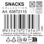 La Mediterranea Bol Snacks Transparente 13 x 5 cm (48 Unidades)