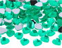 Innspiro Gemas Decorativas Acrílicas Corazón Verde 14x14mm 500u